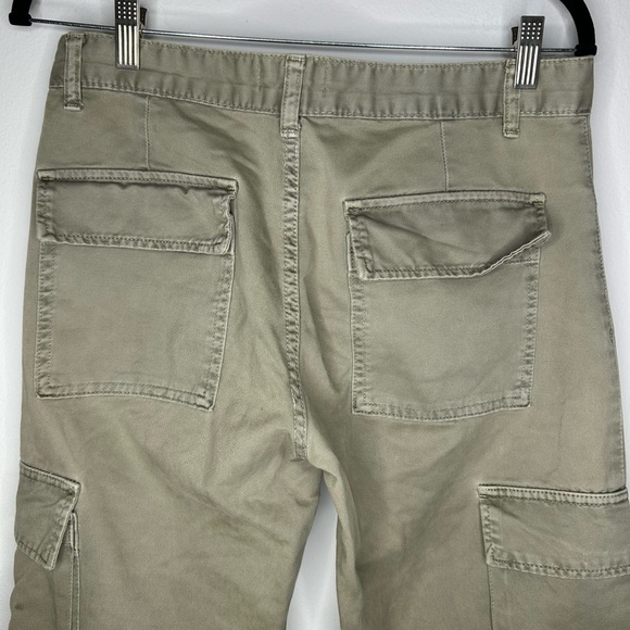 Zara TRF BELT LOOP CARGO Khaki Mid Rise - Picture 7 of 10